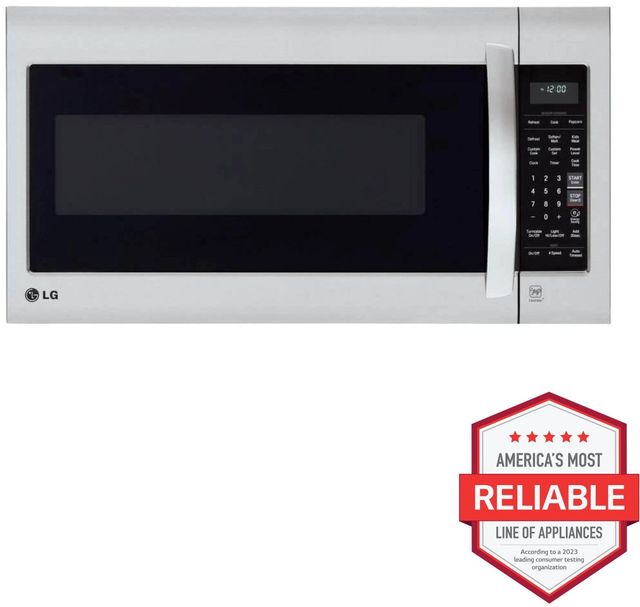 LG 2.0 Cu. Ft. PrintProof™ Stainless Steel Over The Range Microwave-3