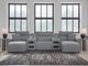 Signature Design by Ashley® Modmax II 5-Piece Pepper/Salt Modular Power Reclining Sectional with Adjustable Headrest-4