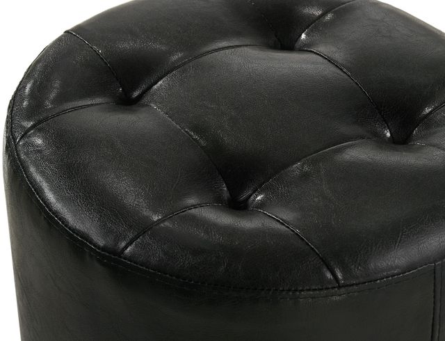 Crown Mark Morgan Black Swivel Stool-3