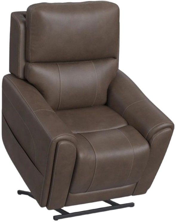 Flexsteel® Carter Cappuccino Power Lift Recliner with Power Headrest and Lumbar-3