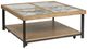 Signature Design by Ashley® Montia Brown Cocktail Table with Black Base-0