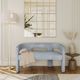Jofran Inc. Urban Archive Gwen Blue Upholstered Bench-1