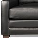 Campio Furniture Legacy Leather Seldon Black Sofa-1