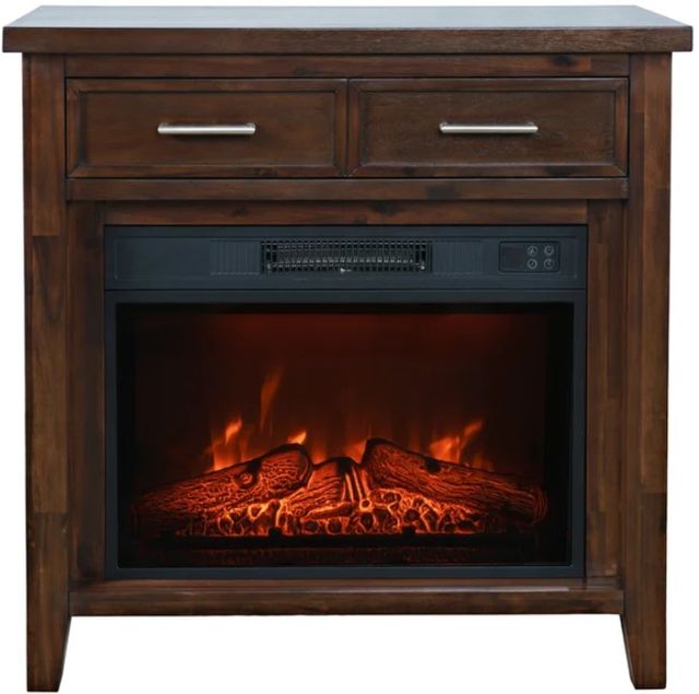 Jofran Inc. Urban Icon Merlot 32" Fireplace Media Console-2