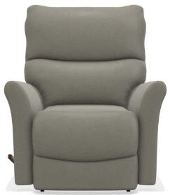 La-Z-Boy® Rowan Slate Leather Manual Rocking Recliner-1
