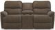 La-Z-Boy® Trouper Mink Reclining Loveseat with Console-0