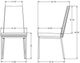 Amisco Customizable Linea Dining Side Chair-3