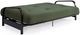 dhp furniture® Cleo Green Futon with Arms-1