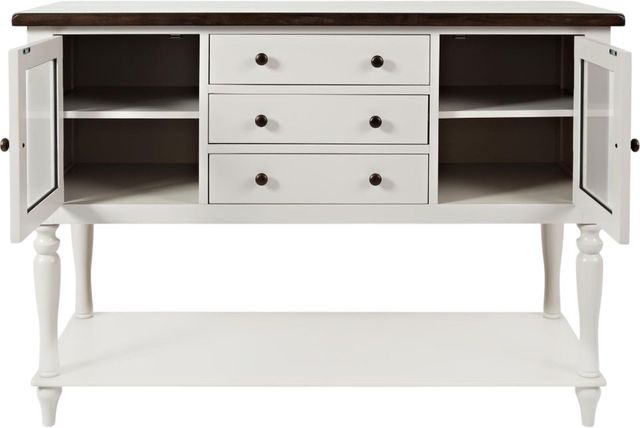 Jofran Inc. Orchard Park Brown/Light Gray Server-3