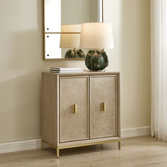 Uttermost® Alessia Cerused 2-Door Cabinet-1