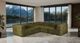 Furniture of America® Nappi Olive Green L-Shape Sectional-2
