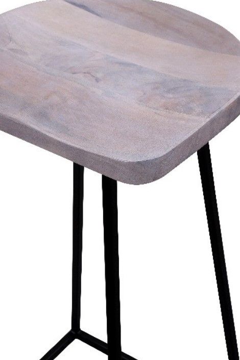 Porter International Designs Clement Black/White Bar Stool-3