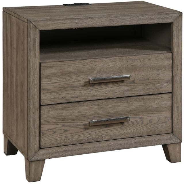 New Classic® Home Furnishings Harrisburg Walnut Nightstand-0