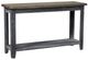 aspenhome® Eastport Drifted Black Sofa Table-0