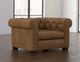 Bassett® Furniture Jamestown Benchmade Soft Umber Leather Chair-2