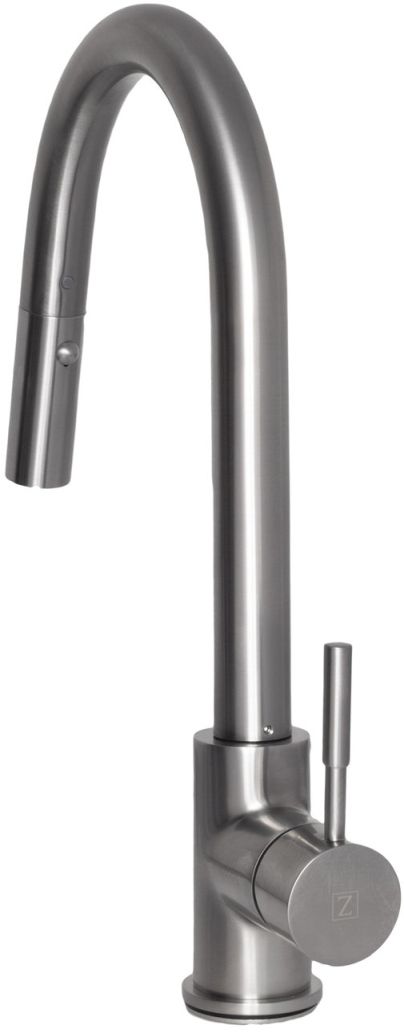 ZLINE Arthur Brushed Nickel Pull Down Single Handle Kitchen Faucet-2