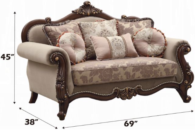 ACME Furniture Mehadi Walnut Loveseat-1