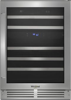 Whirlpool® 24" Stainless Steel Wine Cooler