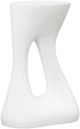 Dovetail Furniture Carolina White Concrete Outdoor Side Table-0
