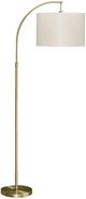 Monarch Specialties Inc. Gold Downrod Floor Lamp-0