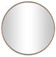 Deco Marche Round Gold Metal Wall Mirror with Linked Chain Frame-1