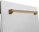 ZLINE Autograph Edition 24" Satin Stainless Steel Built In Dishwasher-4