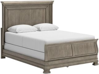Signature Design by Ashley® Lexorne Light Gray Queen Sleigh Bed