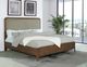 Coaster® Maderia Walnut Eastern King Panel Bed-3