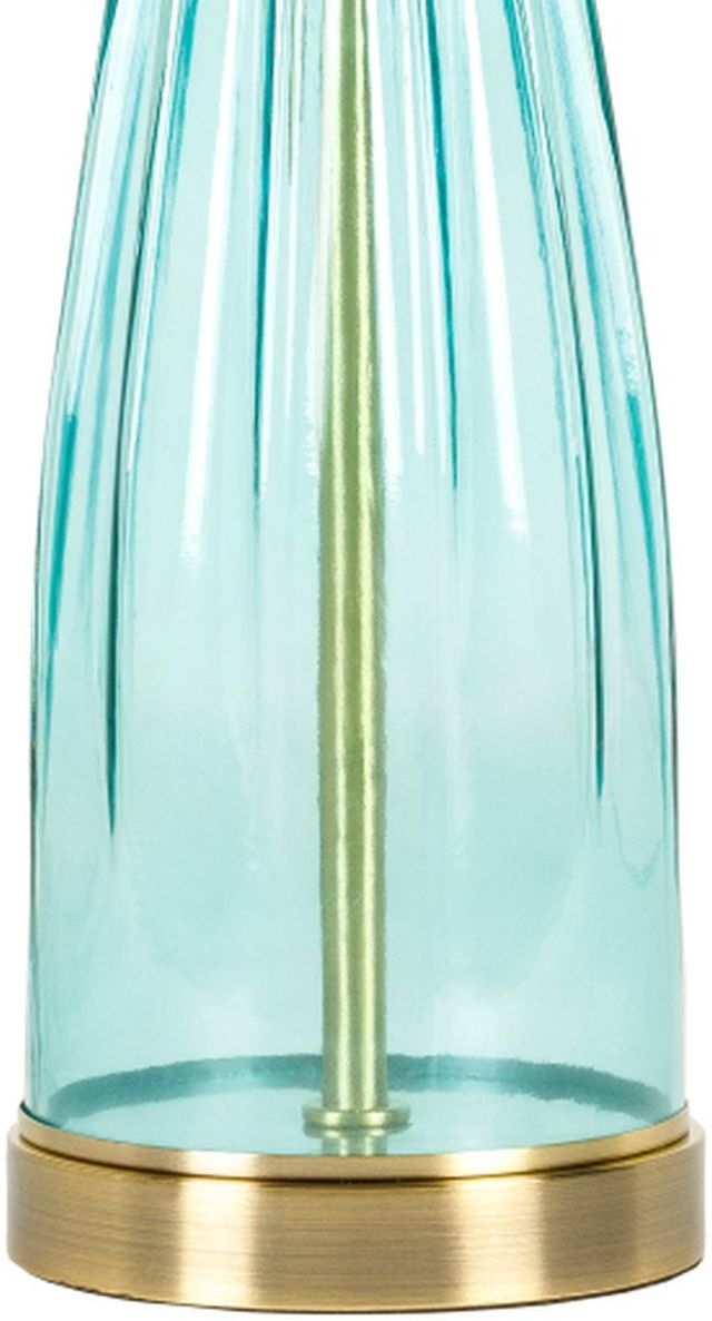 Surya Louisiana Aqua/White Lamp-4