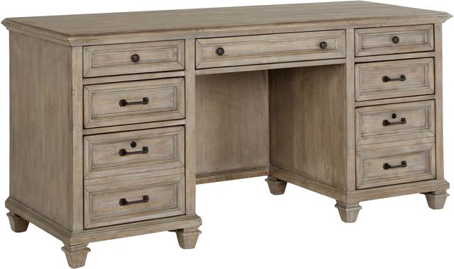 Magnussen Home® Lancaster Dovetail Grey Door Credenza-1