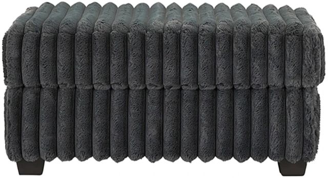 Hughes Furniture® 13500 Mondo Charcoal Ottoman-0