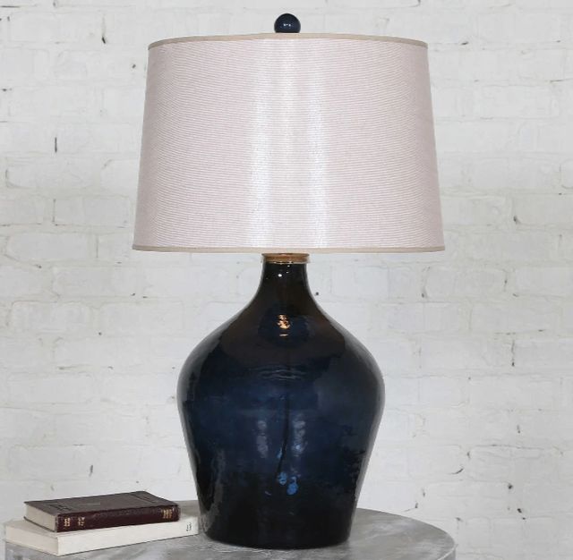 Uttermost® Lamone Midnight Blue Table Lamp-1