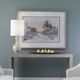 Uttermost® Morning Lake Watercolor White Oak Framed Print-1