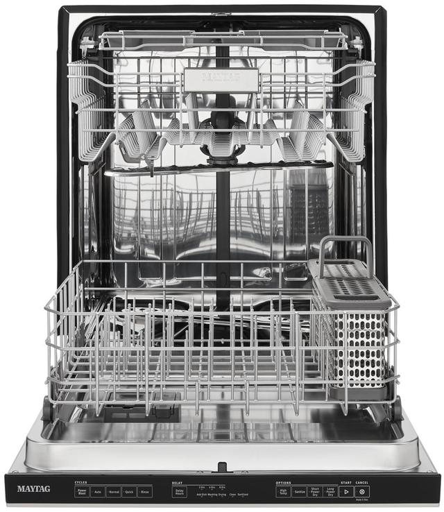 Maytag® 24" Fingerprint Resistant Stainless Steel Built In Dishwasher-2