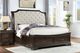 New Classic® Home Furnishings Lyndhurst Walnut California King Panel Storage Bed-1