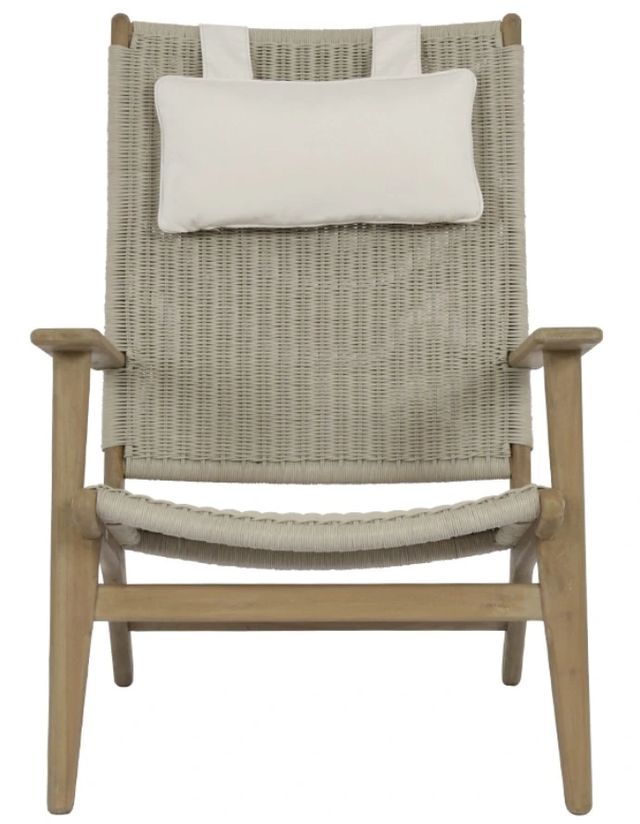 Sunset West Sedona Natural Natural Materials/Wooden Outdoor High Back Chair -1