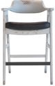 Nest Home Collections Wagner Distressed Grey Bar Chair-1