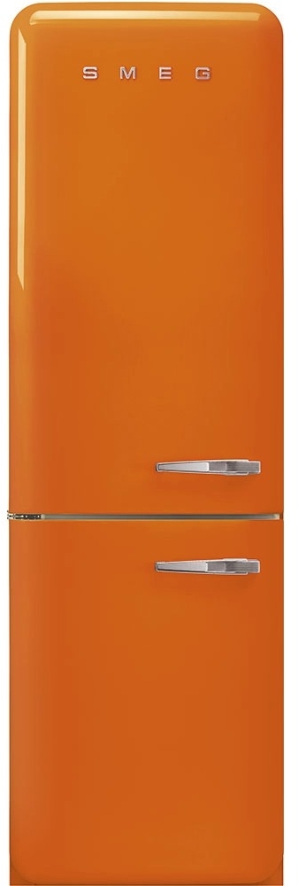 Smeg 50's Retro Style Aesthetic 11.7 Cu. Ft. Orange Bottom