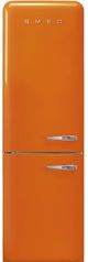 Smeg 50's Retro Style Aesthetic 11.7 Cu. Ft. Orange Bottom Freezer Refrigerator-0