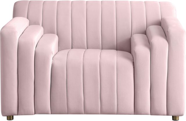 Meridian Furniture Naya Pink Velvet Chair-0