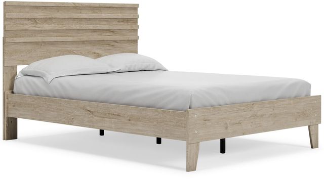 Signature Design by Ashley® Oliah Natural Full Panel Platform Bed-0