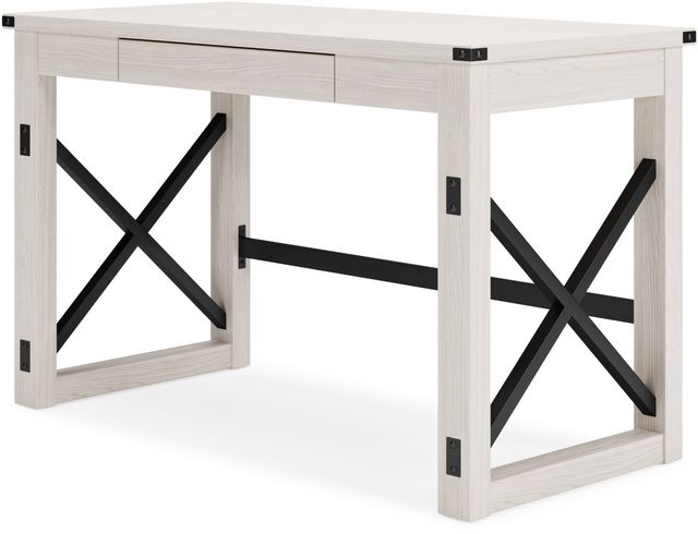 Signature Design by Ashley® Bayflynn Whitewash 48" Home Office Desk-2