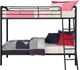 dhp furniture® Dusty Black Twin/Twin Bunk Bed-4