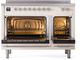 Ilve® Nostalgie II Series 48" Antique White Pro Style Induction Range-2