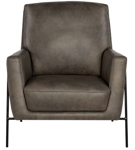 Hooker® Furniture CC Ankur Meteor Leather Amette Club Chair-1