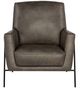 Hooker® Furniture CC Ankur Meteor Leather Amette Club Chair-1