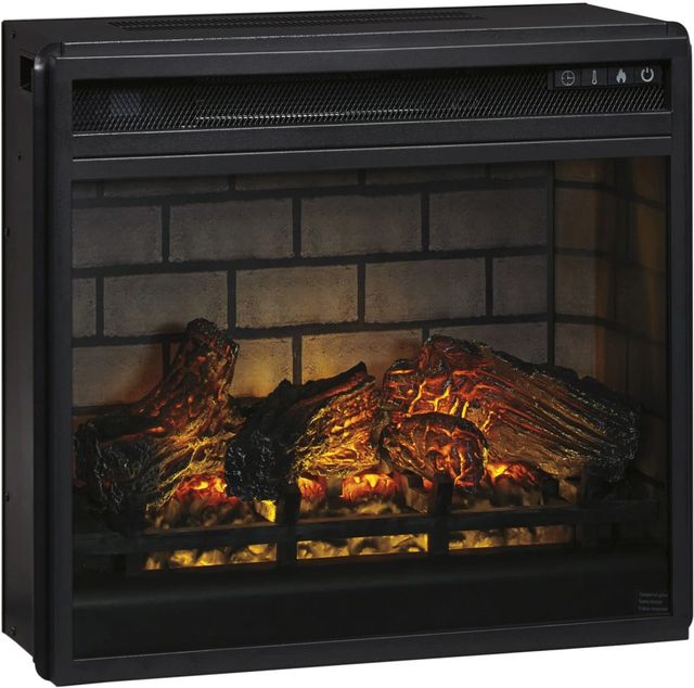 Signature Design by Ashley® Derekson Multi Gray TV Stand with Electric Fireplace-3