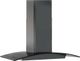 Zephyr Core Collection Ravenna 42" Black Stainless Steel With Smoke-Gray Glass Island Range Hood-2