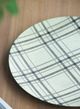 A & B Home 2-Piece Beige/Black Round Charger Plate Set-2