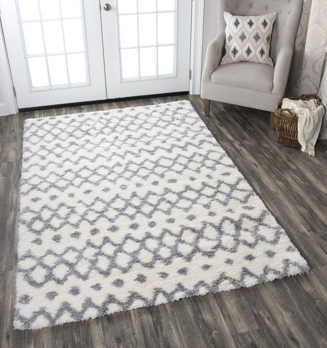 Rizzy Home Adana Gray 7'10" x 10'6" Rug-4